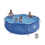 Round Steel Frame Swimming Pool (3.0mx76cm)– Durable Above Ground Pool for Family Fun