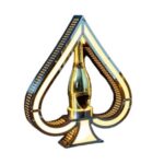 Rechargeable LED Champagne Bottle Holder – Multicolor Display Shelf for Nightclubs & Par