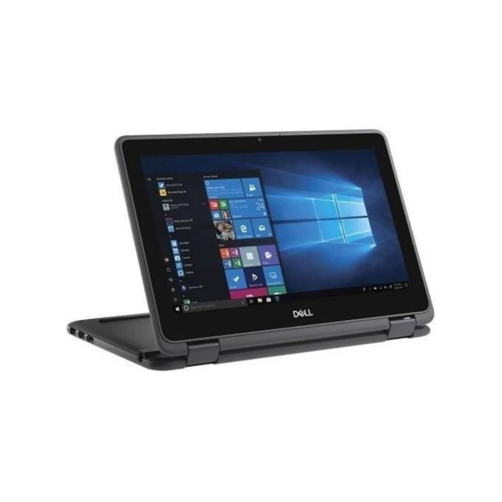 Dell latitude Dell Latitude 3190 2-in-1 Convertible Laptop – 11.6" HD Touchscreen, 4GB RAM, 128GB SSD – Refurbished A-Grade – Black - Image 1