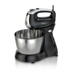 Saachi Hand Mixer with Rotating Bowl – 3.0L, 250W, 5-Speed + Turbo (NL-HM-4157CB)